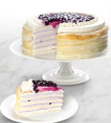 Blueberry Cheesecake Mille Crepe